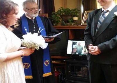 Click to Enlarge Roderic’s and Rachel’s Wedding Photo