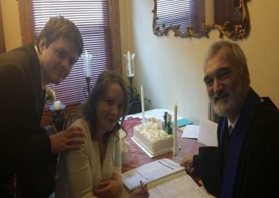 Click to Enlarge Roderic’s and Rachel’s Wedding Photo