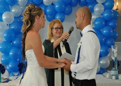 Click to Enlarge Cynthia’s and Douglas’ Wedding Photo